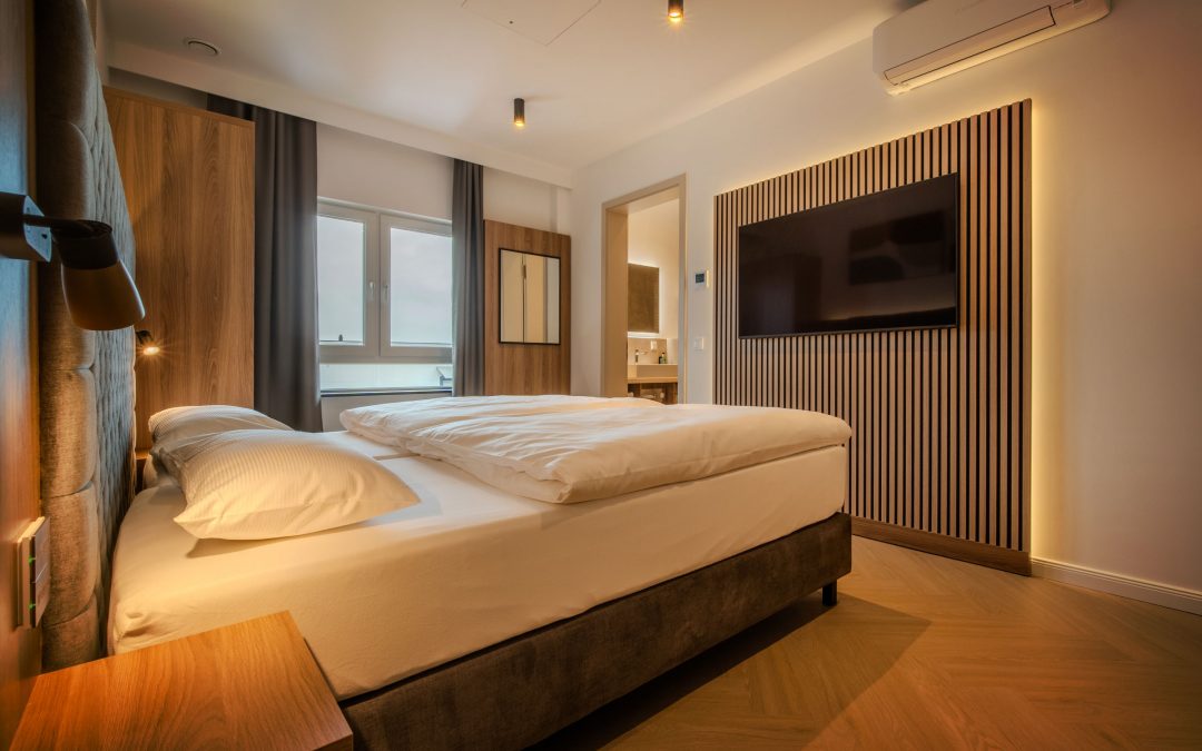 Doppelzimmer mit Gartenblick